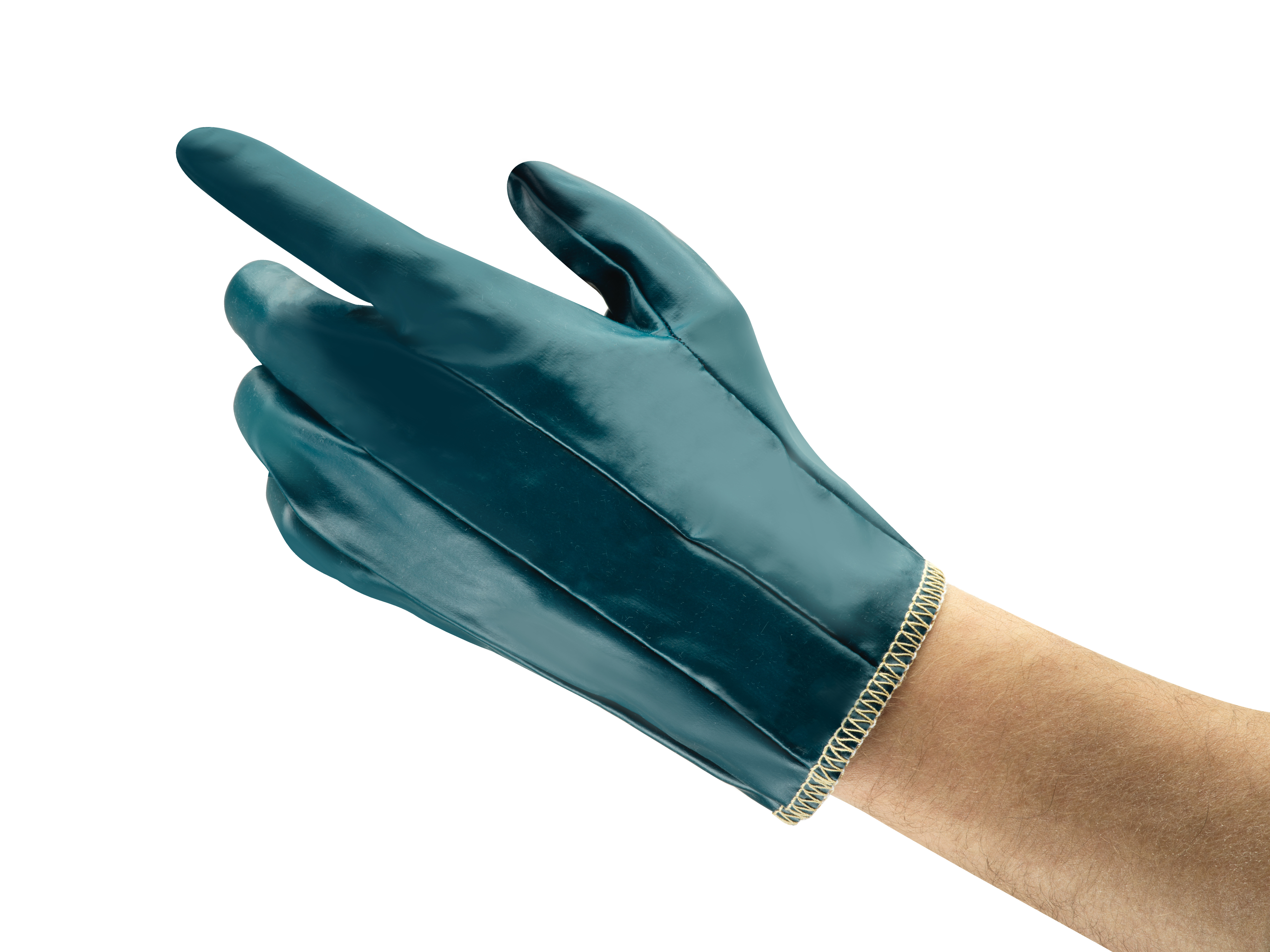 9 10 12x Ansell hynit 32-105 nitrilo trabajo guantes azul Gr 8